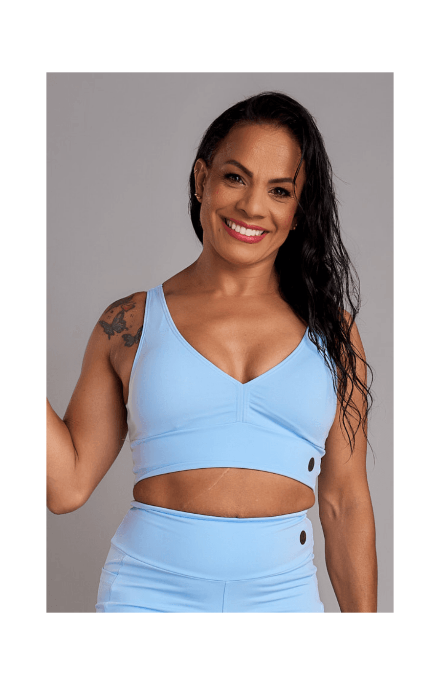 Top Confort Classic Azul bebê