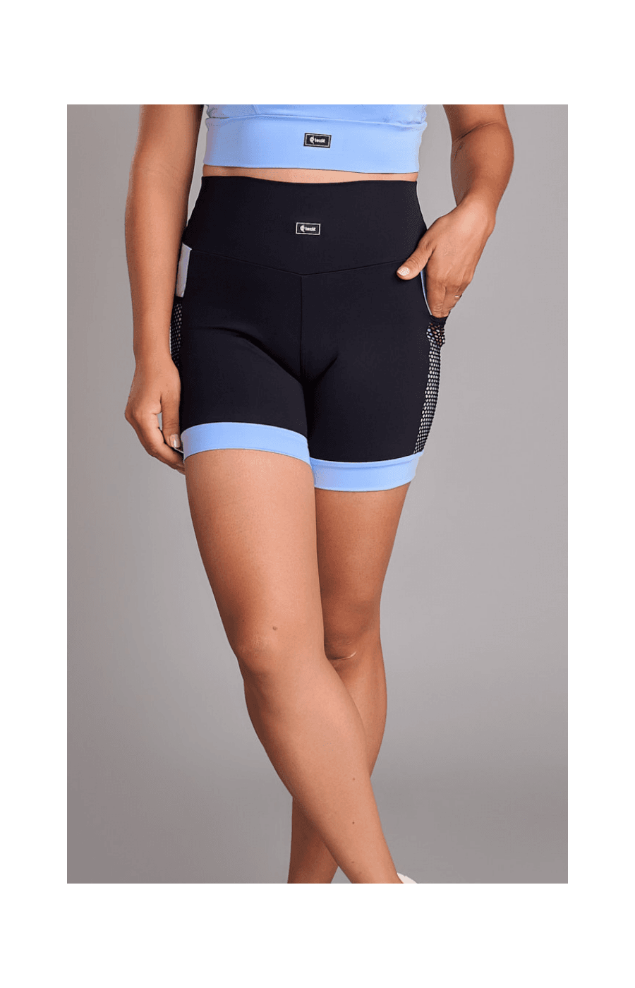 Shorts Fast Azul bebê