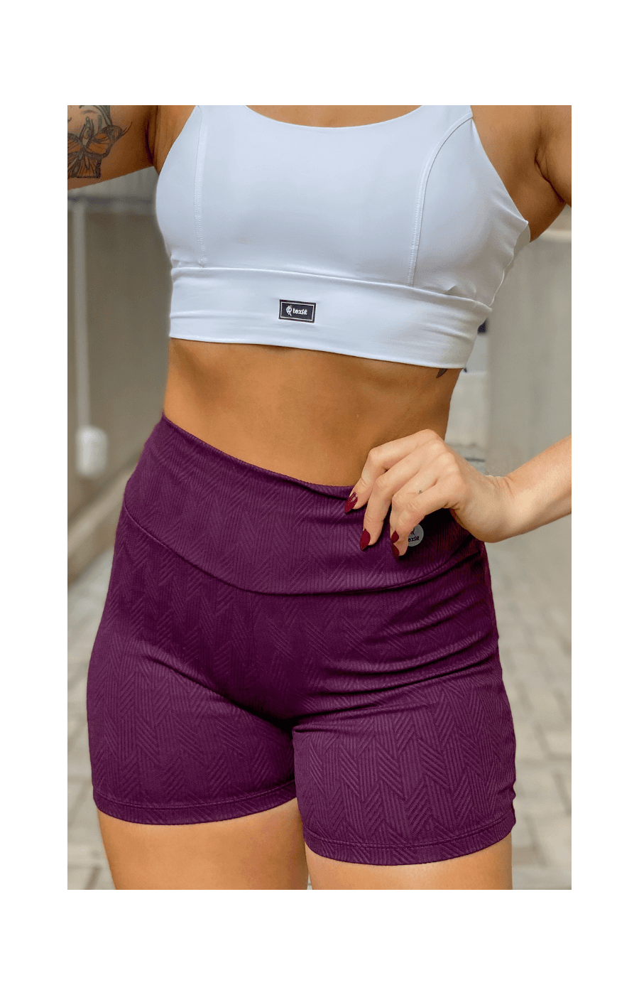 Shorts Empina bumbum Fusion Açaí