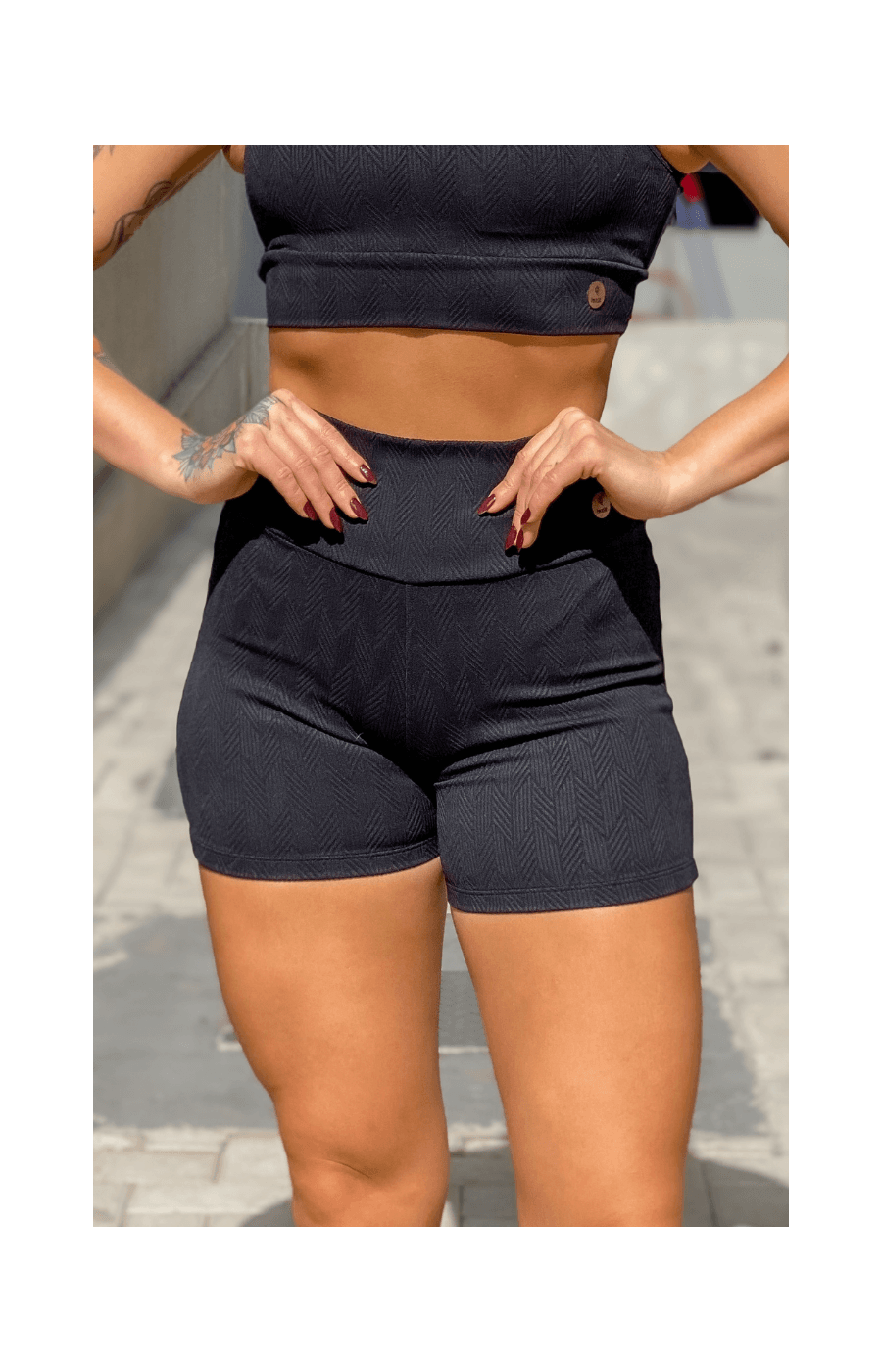 Shorts Empina bumbum Fusion Preto