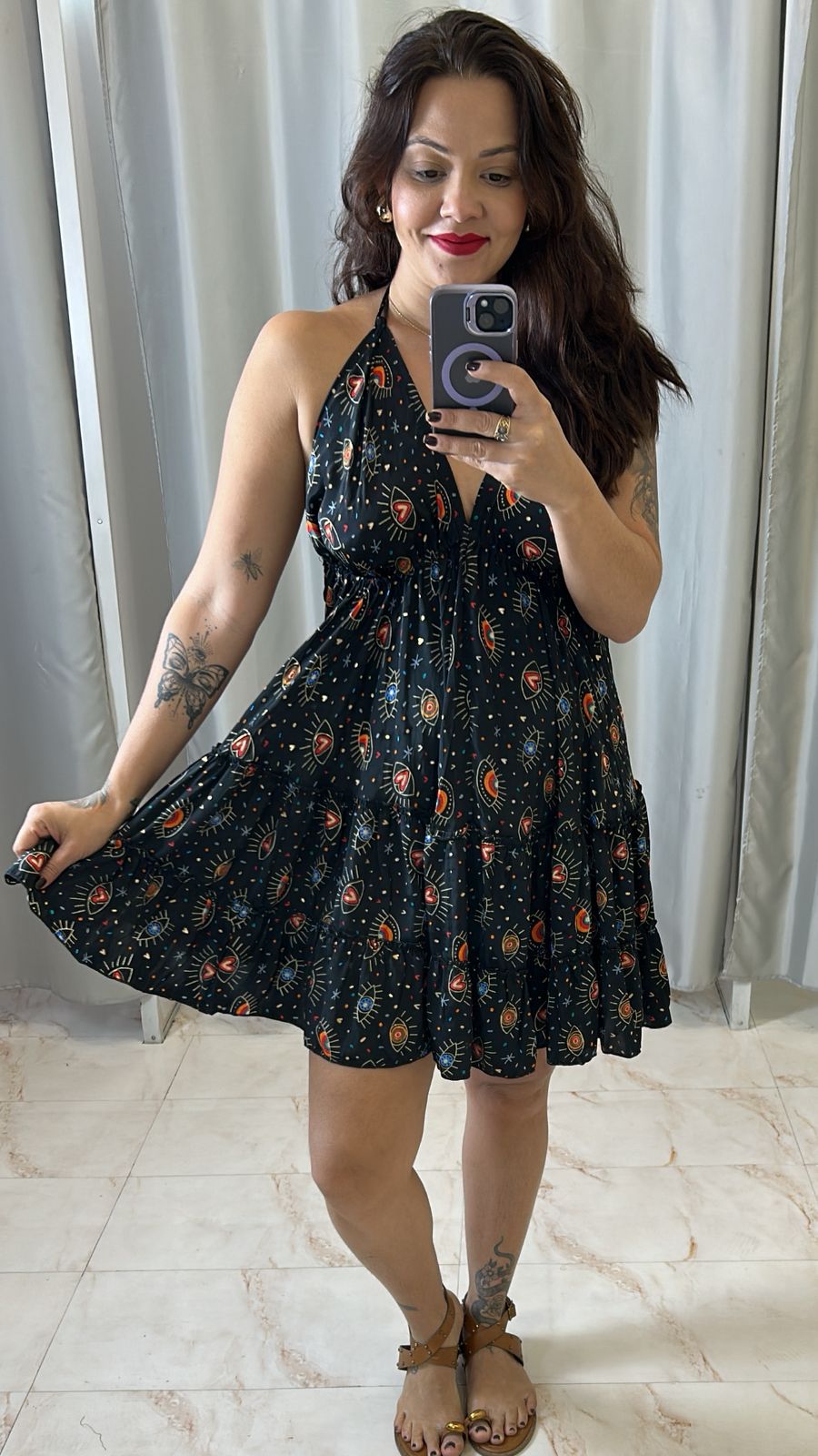 Vestido Shakti Curto Esotérico - 01 - Mahakali