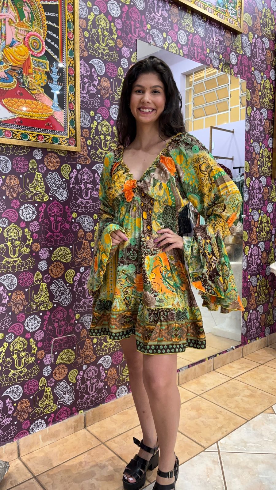 Vestido curto manari - 18 - Mahakali