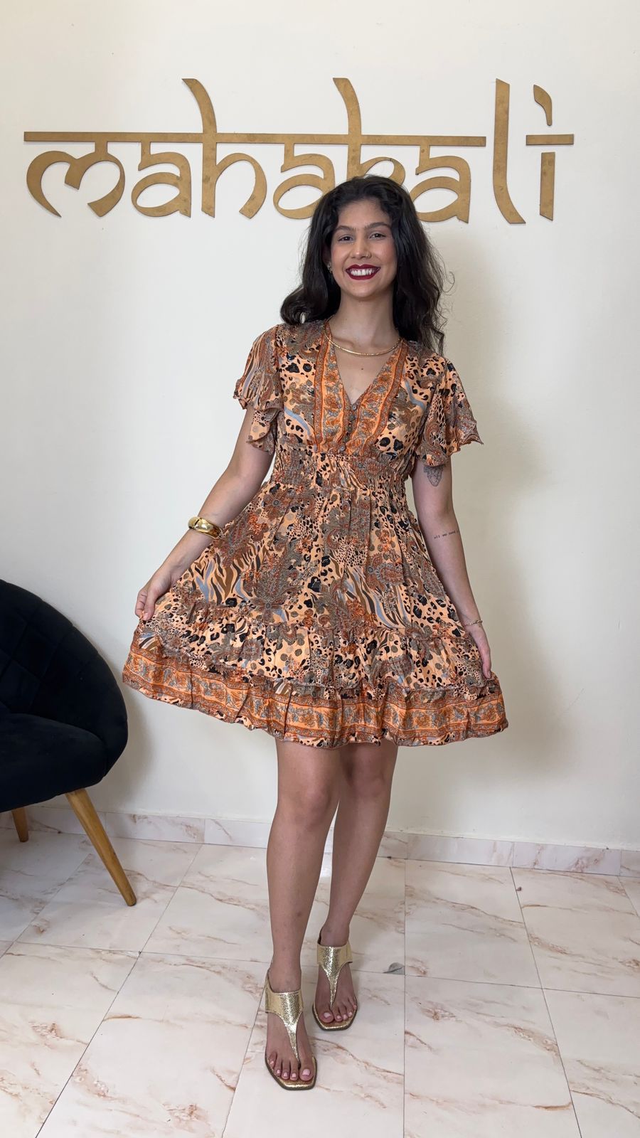 Vestido curto aurora - 10 - Mahakali