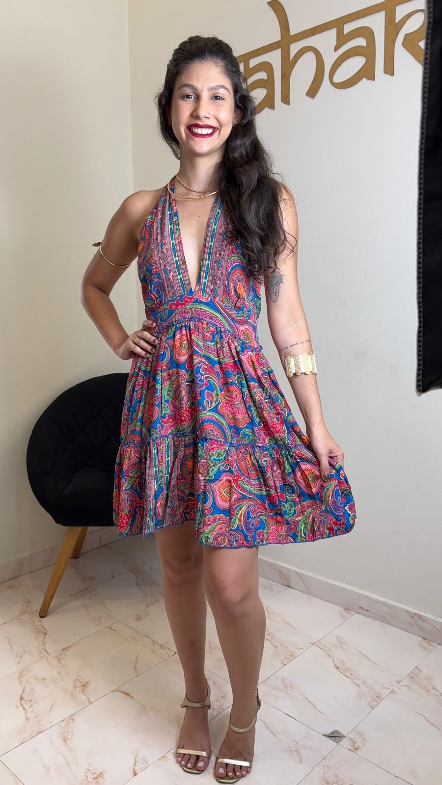 Vestido curto anaya - 13 - Mahakali