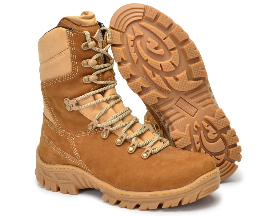 Coturno Woodland Guardian Bmbrasil Semi-impermeável 5184/04 Palha