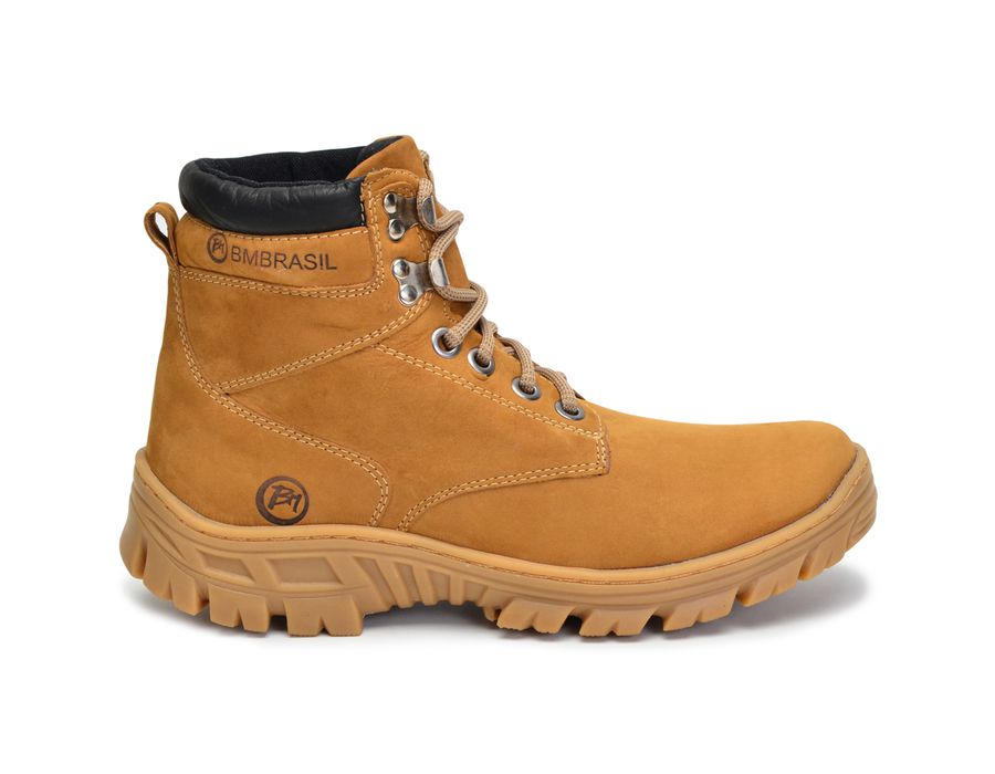 Bota Coturno Bmbrasil Working 8600/11 Camel/preto