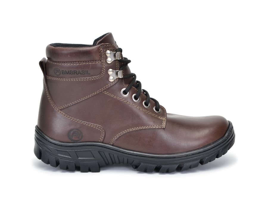 Bota Coturno Bmbrasil Working 8600/10 Café 