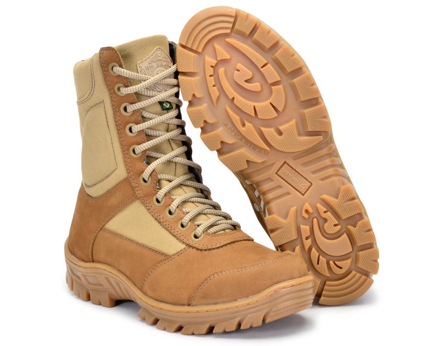 Bota Bmbrasil Em Couro Exercito 1