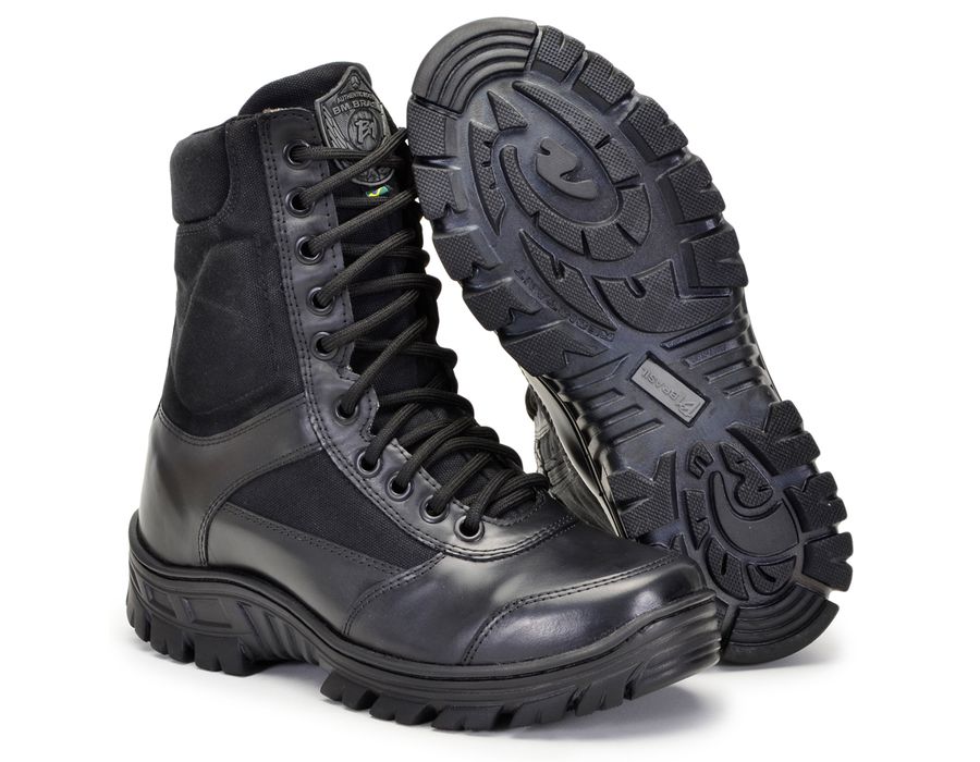 Bota Bmbrasil Em Couro Exercito 1