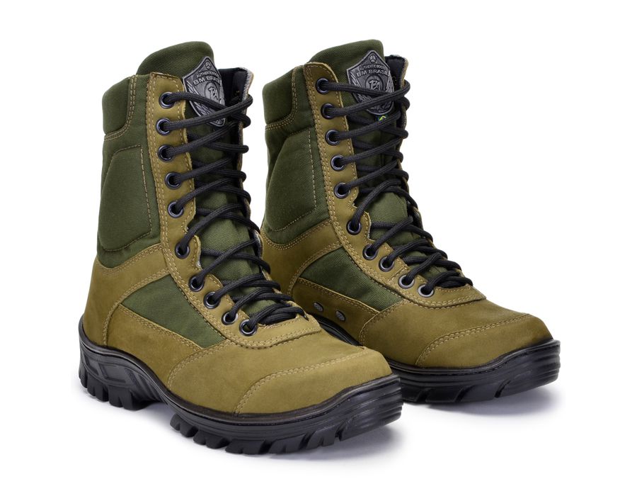 Bota Bmbrasil Em Couro Exercito 1 