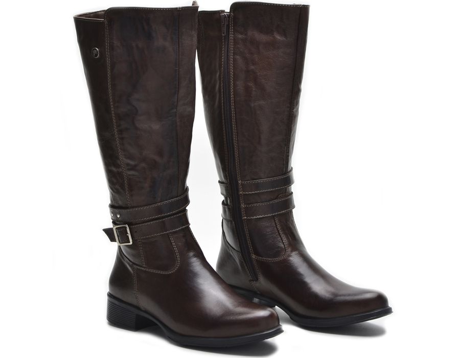 Botas Femininas Cano Alto Montaria 2002/02 Brown