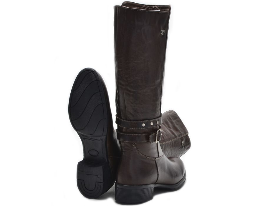 Botas Femininas Cano Alto Montaria 2002/02 Brown