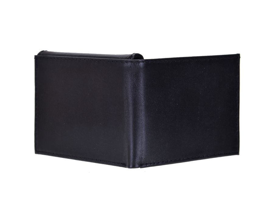 carteira em couro slim preto