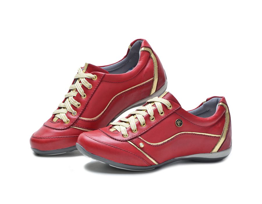 Tenis Feminino Casual Bmbrasil 212/03 Vermelho