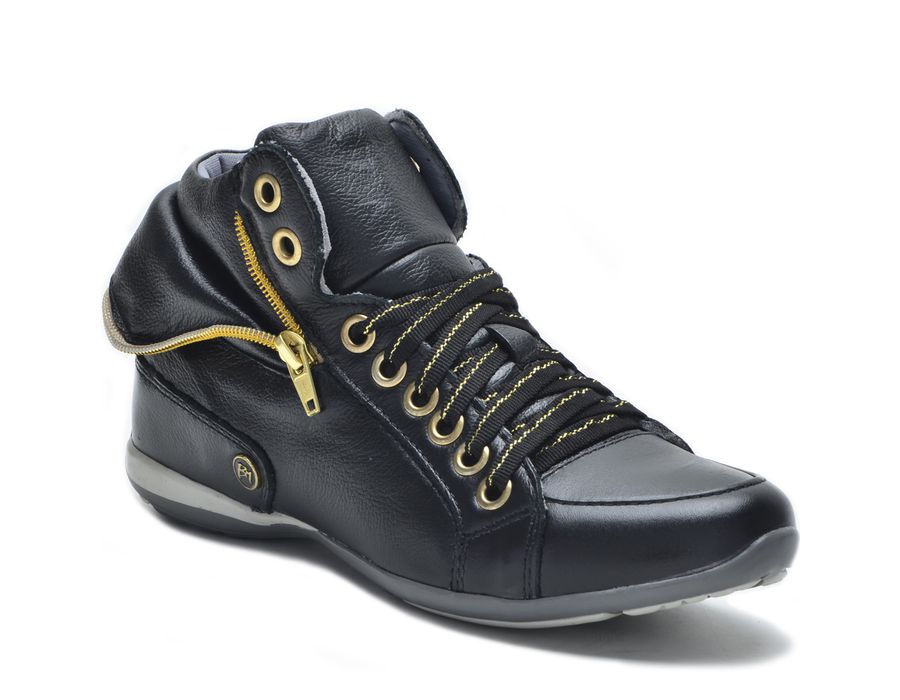 Bota Casual Feminina Bmbrasil 214/09 Preto