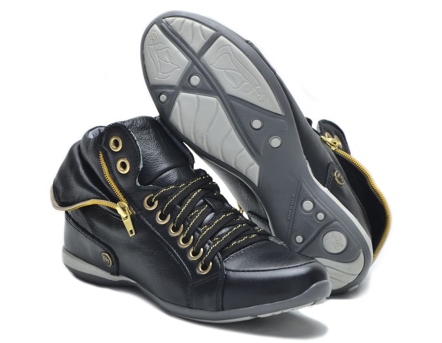 Bota Casual Feminina Bmbrasil 214/09 Preto