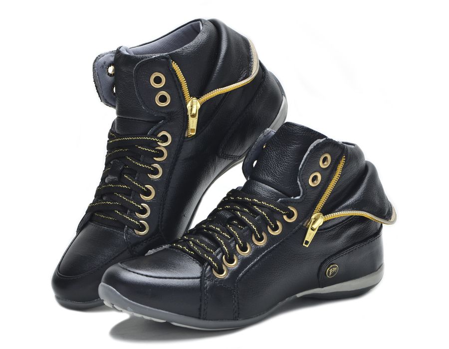 Bota Casual Feminina Bmbrasil 214/09 Preto