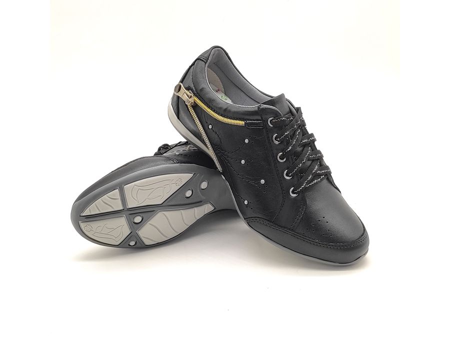 Tenis Feminino Casual Tipo Tenis Com Amortecedor 219/11 Preto Vicking