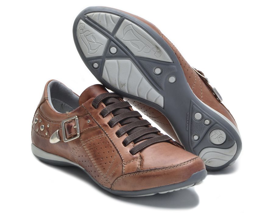 Tenis Feminino Casual Bmbrasil 221/06 Castanho