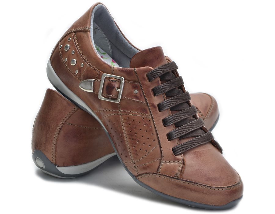 Tenis Feminino Casual Bmbrasil 221/06 Castanho