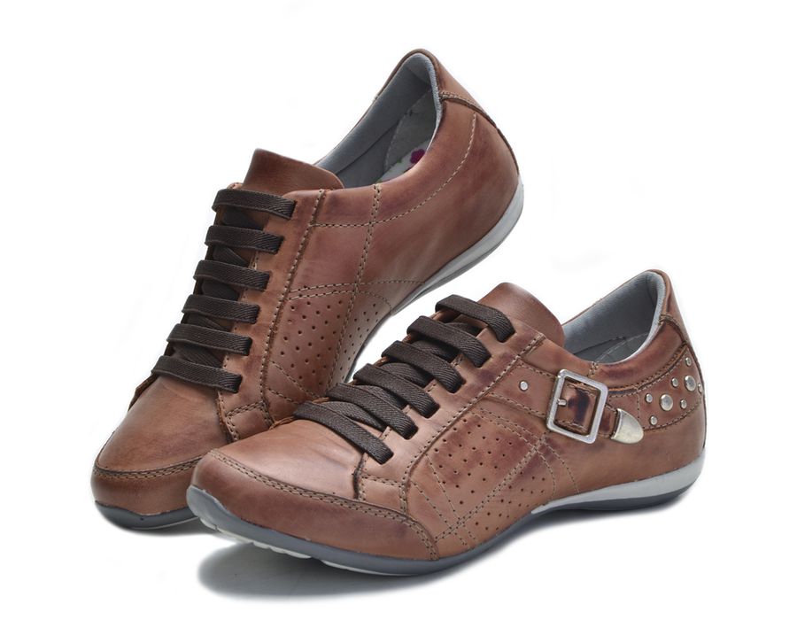 Tenis Feminino Casual Bmbrasil 221/06 Castanho