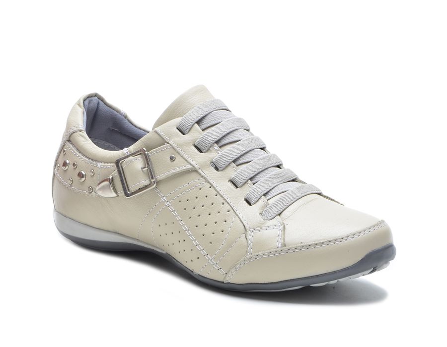Tenis Feminino Casual Bmbrasil 221/01 Creme