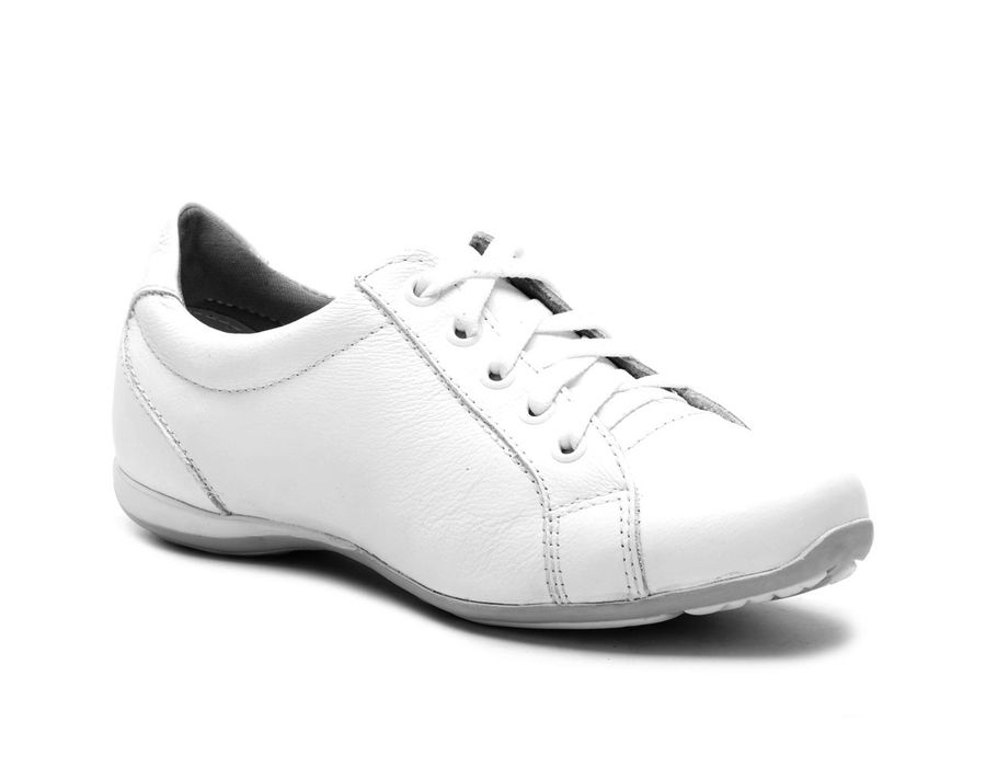 Tênis Feminino Com Cadarço Para Enfermagem 227/01 Branco