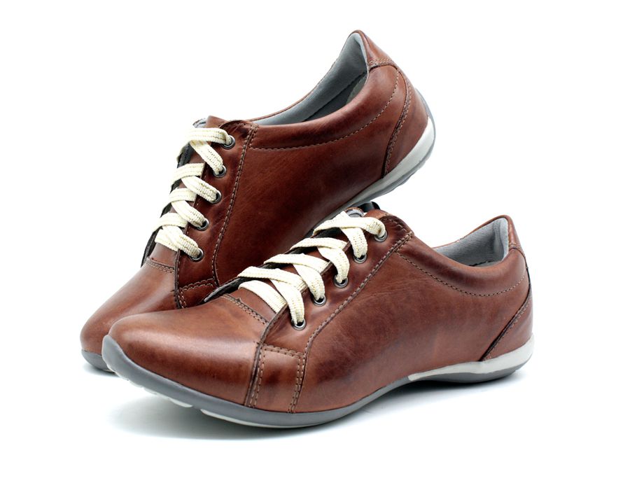 Tenis Feminino Com Cadarço Para Caminhada Bmbrasil 227/04 Castanho