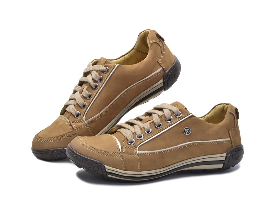 Sapato Masculino Casual Porshe Amura 114/01 Palha