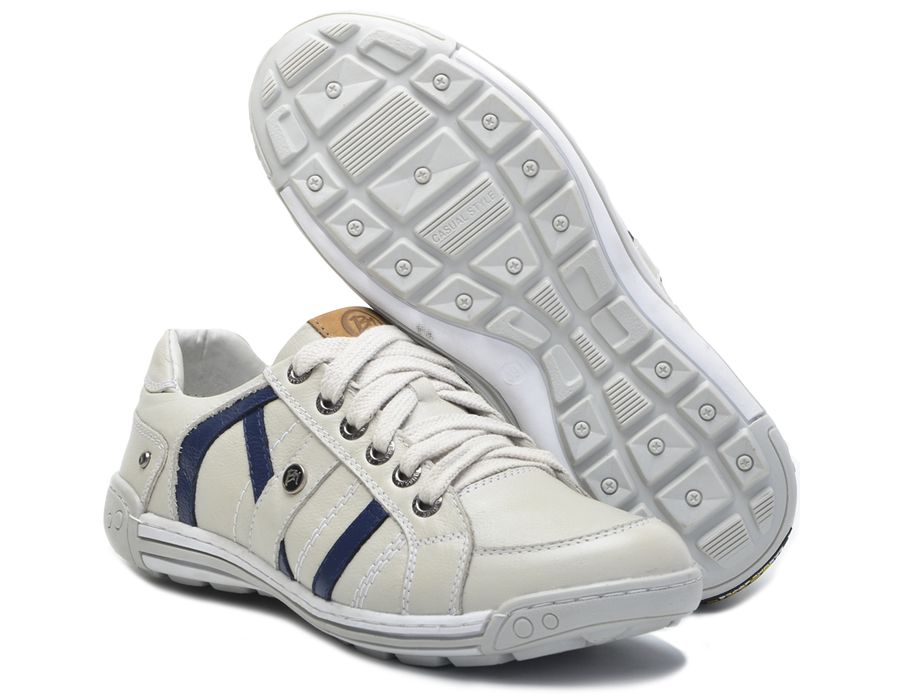 Sapato Masculino Casual Porshe Arfada 121/02 Gelo