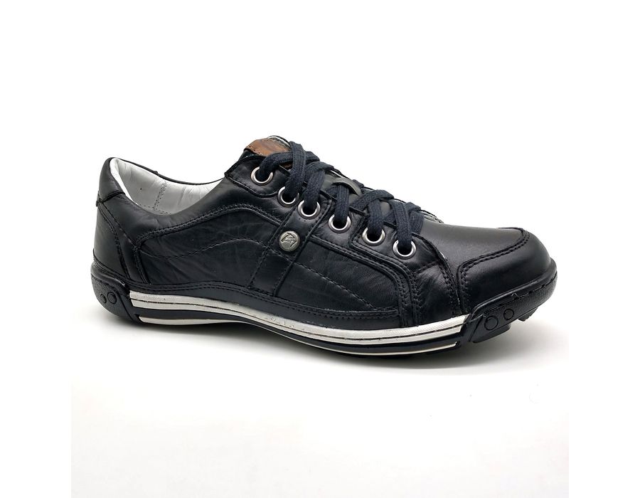 Sapato Masculino Casual Porshe Palmilha Ortopédica 147/02 Preto