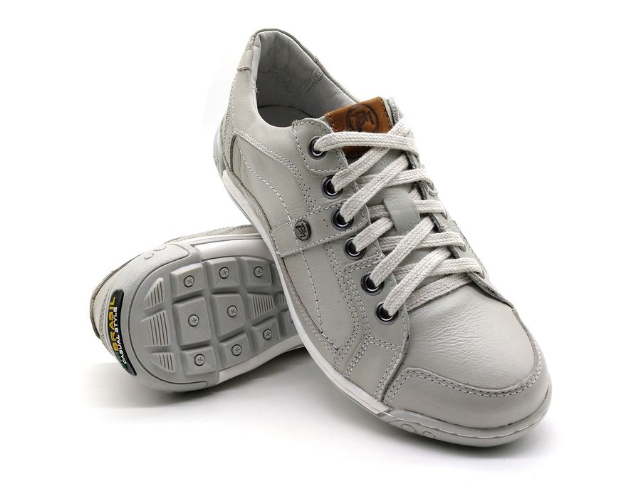 Sapato Masculino Casual Porshe Palmilha Ortopédica 147/04 Gelo