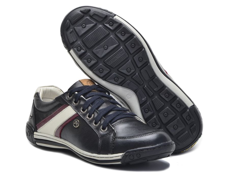 Sapato Masculino Casual Porshe Aportar 410/02 Preto