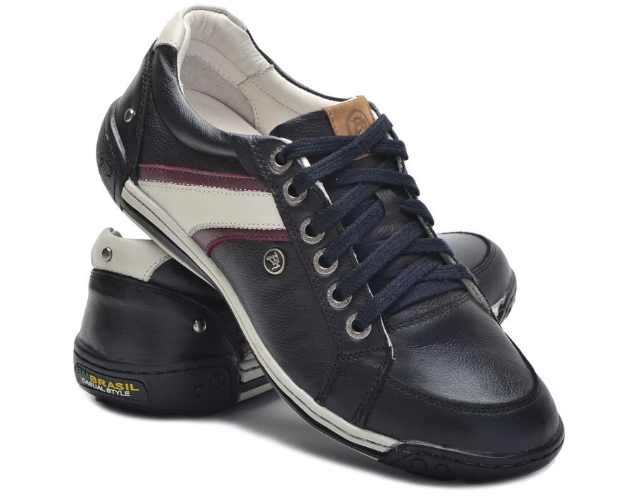 Sapato Masculino Casual Porshe Aportar 410/02 Preto