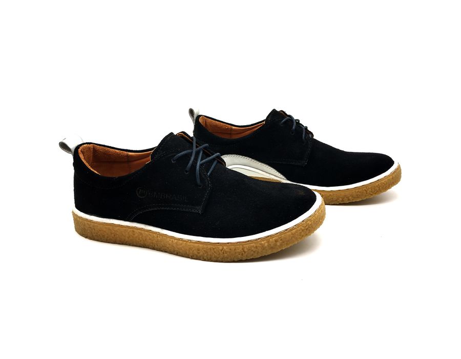 Sapato Masculino Cano e Gáspea De Camurça Bmbrasil 890/03 Preto