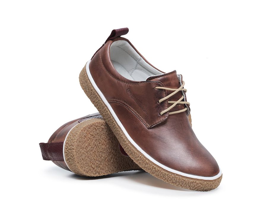 Sapato Masculino Cano e Gáspea Bmbrasil 890/10 Marron