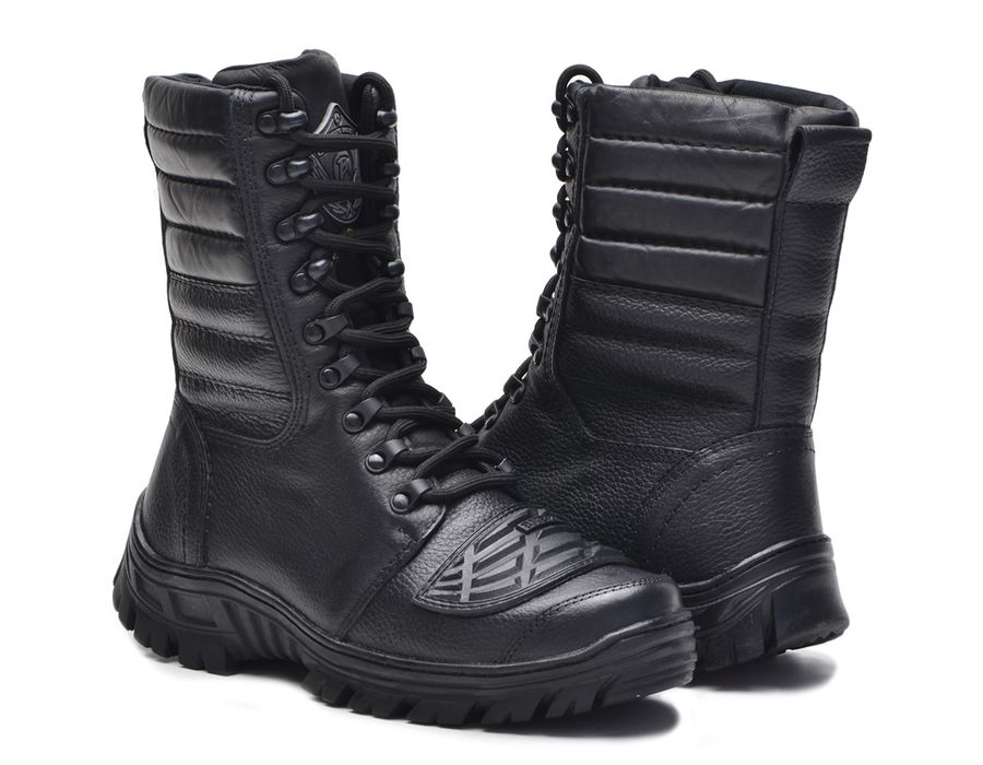 Coturno Tático Bota Militar Semi-impermeável Moto Bmbrasil 5168/16 Preto