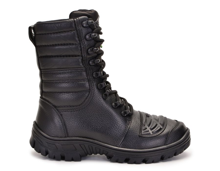 Coturno Tático Bota Militar Semi-impermeável Moto Bmbrasil 5168/16 Preto