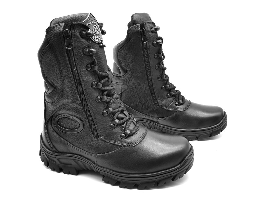 Coturno S.w.a.t. Bmbrasil Sem Protetor De Marcha 5179/02 Preto