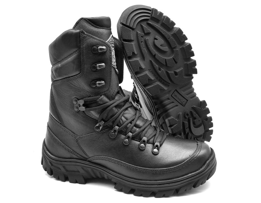 Coturno Tático Combate Bmbrasil Bota Militar Semi-impermeável 5183/02 Preto