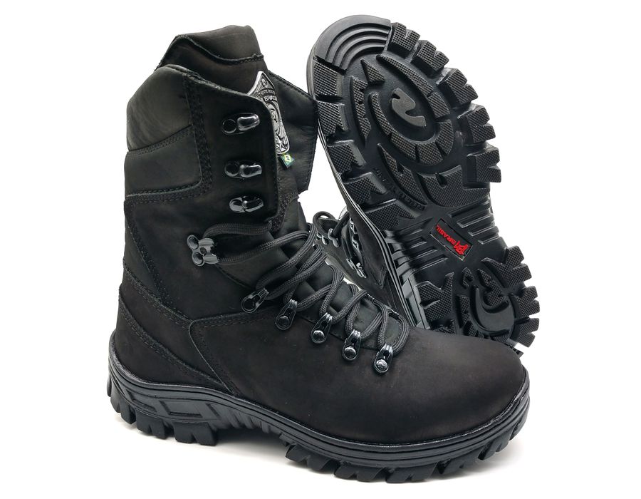 Coturno Multicam Black Guardian Bm Brasil Couro Nobuck 5184/06 Preto