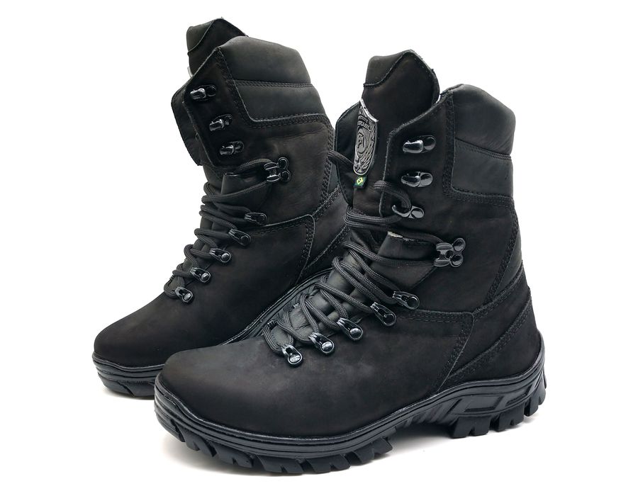 Coturno Multicam Black Guardian Bm Brasil Couro Nobuck 5184/06 Preto