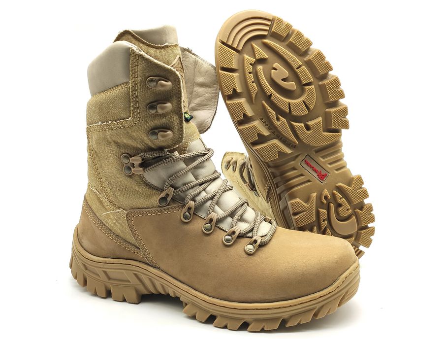 Coturno Woodland Tático Guardian Bmbrasil Multicam 5184/07 Areia