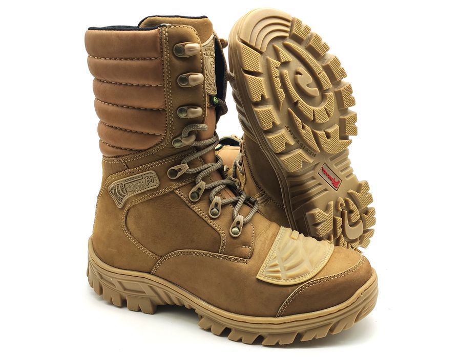 Coturno Woodland Attack Desert Bmbrasil 5188/02 Palha