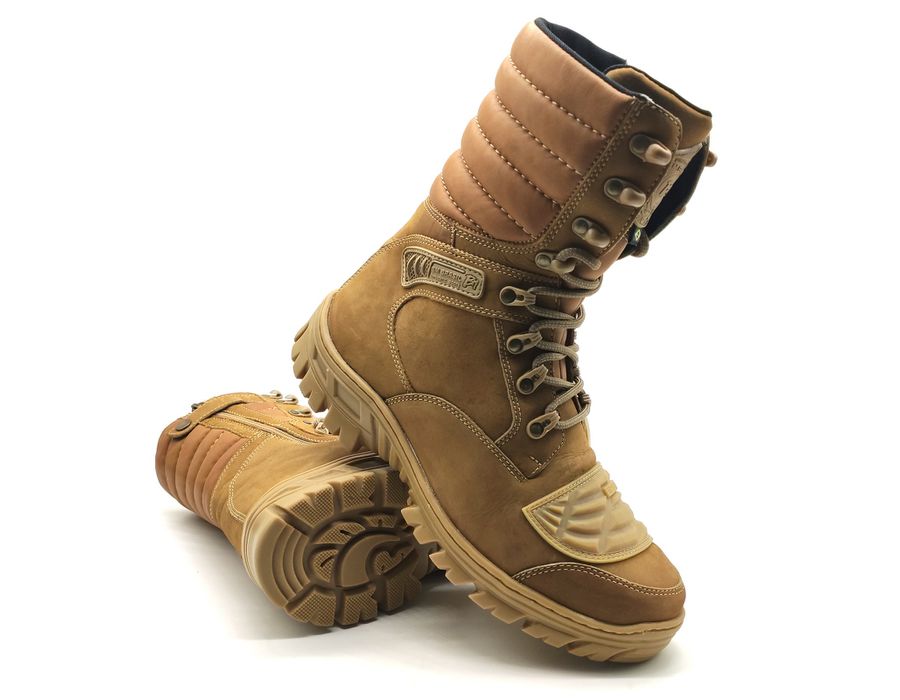 Coturno Woodland Attack Desert Bmbrasil 5188/02 Palha