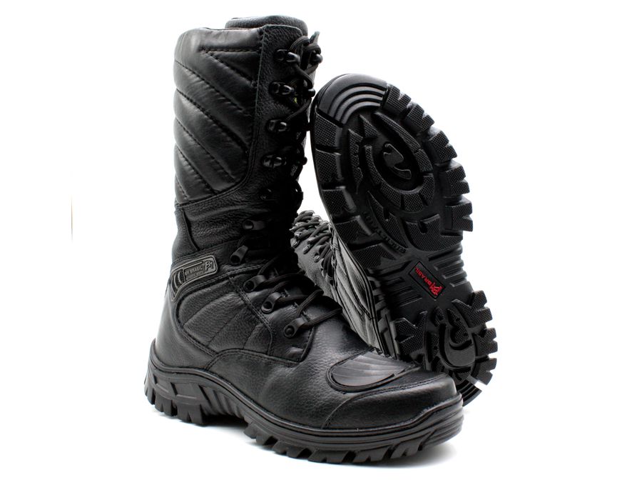 Coturno Choque Tático Moto Bmbrasil 5190/01 Preto