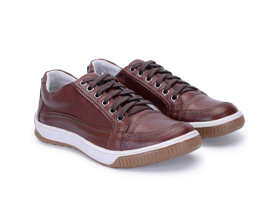 Sapato Masculino Casual Porshe Amura 114/04 Marron