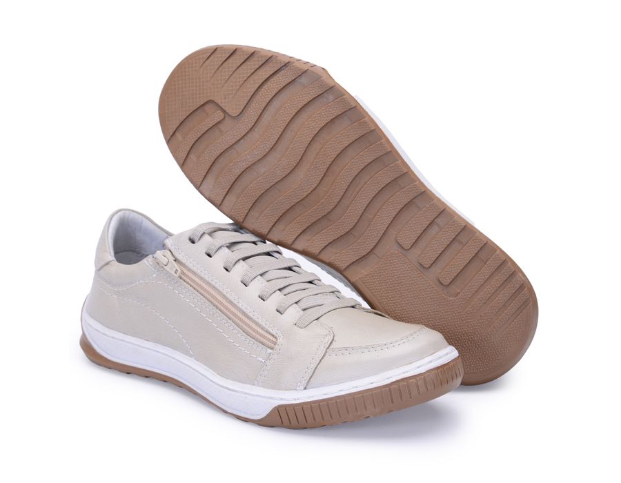 Sapatenis Masculino Casual Masculino De Couro Bmbrasil 608/15 Gelo