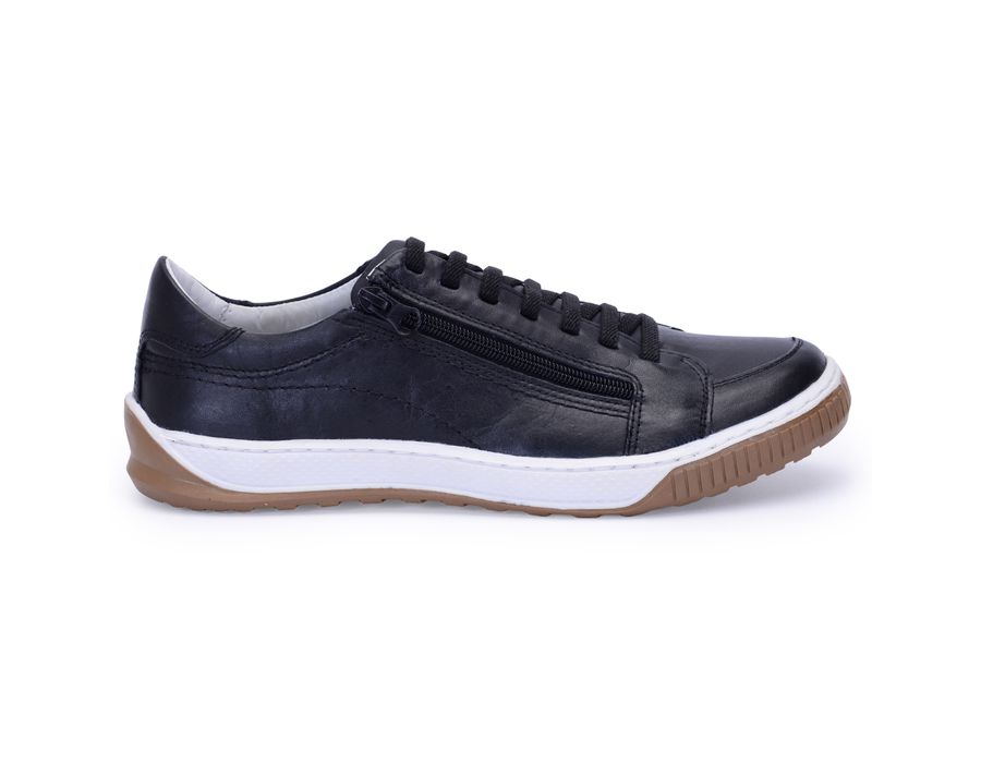Sapatenis Masculino Casual Masculino De Couro Bmbrasil Sapatenis 608/04 Preto