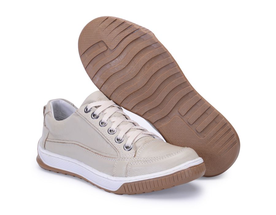 Sapatenis Masculino Casual Masculino De Couro Bmbrasil 608/15 Gelo